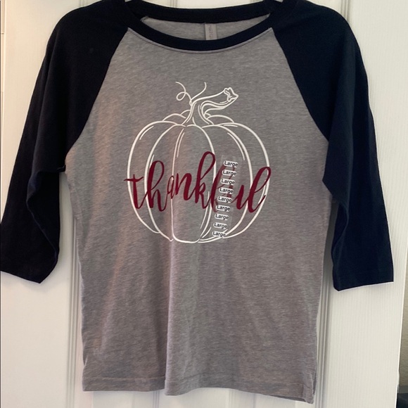 Thankful Raglan Tee - Picture 1 of 4